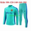 FC Barcelona SKU002 Barn Tränings Sweatshirtställ Blå 2023/24